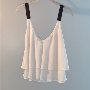 Zara layered crop top